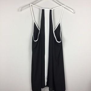 Anthropologie’s Ro & De black white tank